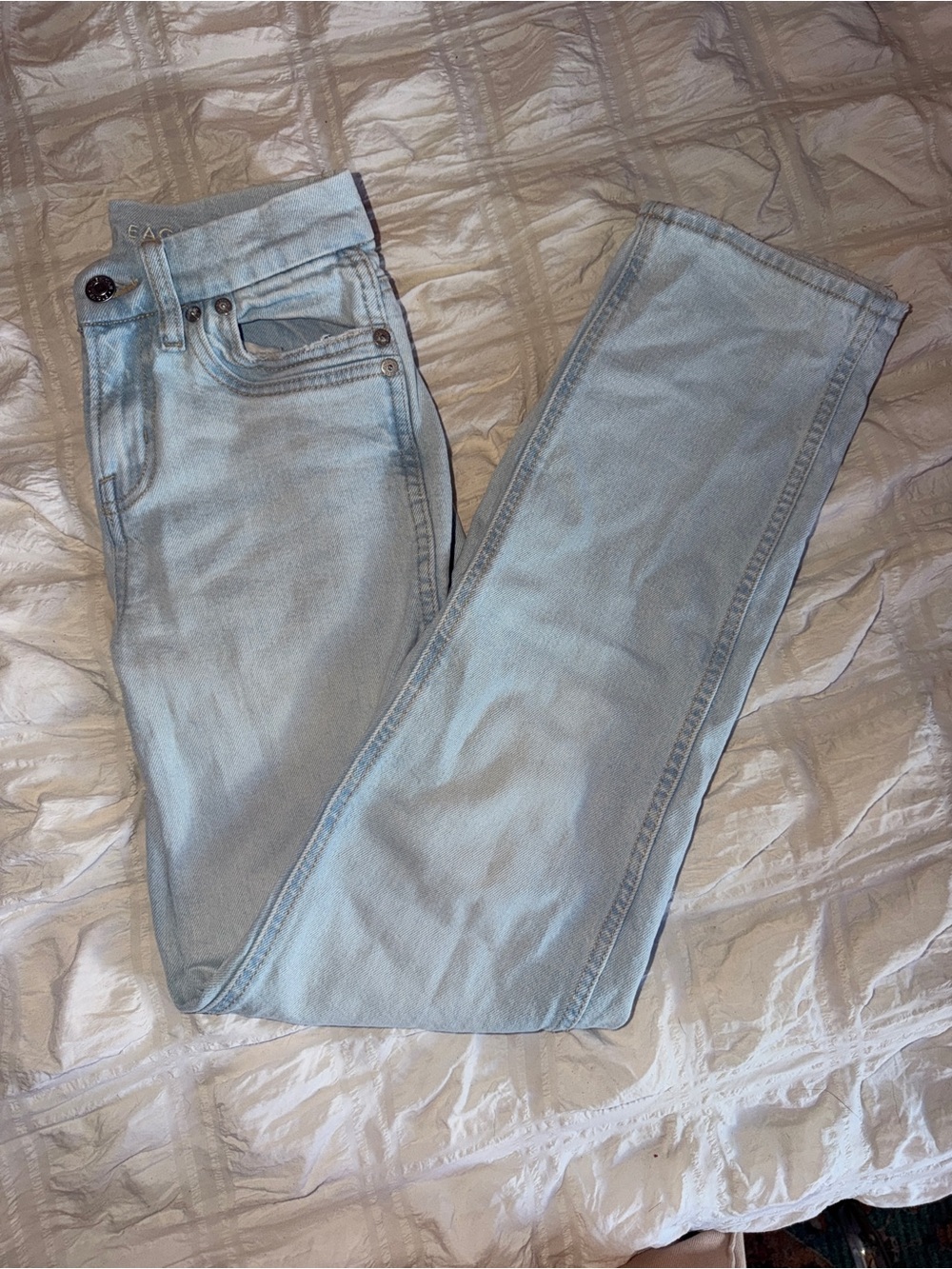 American Eagle Women's Straight Leg Jeans Waist 000
